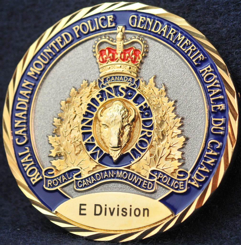 Rcmp E Division Federal Serious And Organized Crime Fsoc Challengecoinsca 