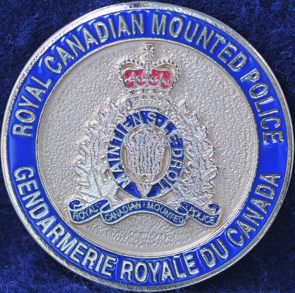 RCMP E Division Sergeant Major Pacific Region | Challengecoins.ca