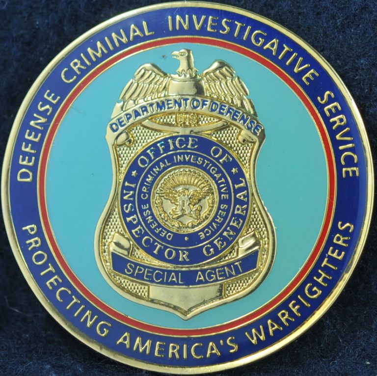 US Department of Defense Criminal Investigative Service | Challengecoins.ca