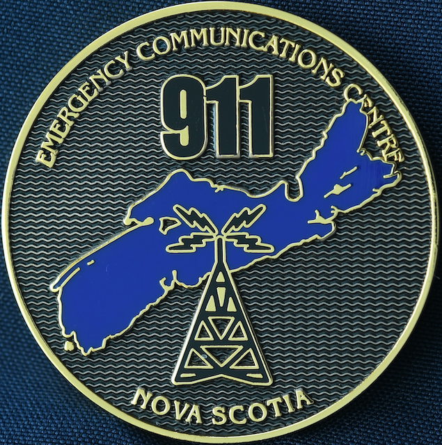 Emergency Communications Centre 911 Nova Scotia Challengecoinsca